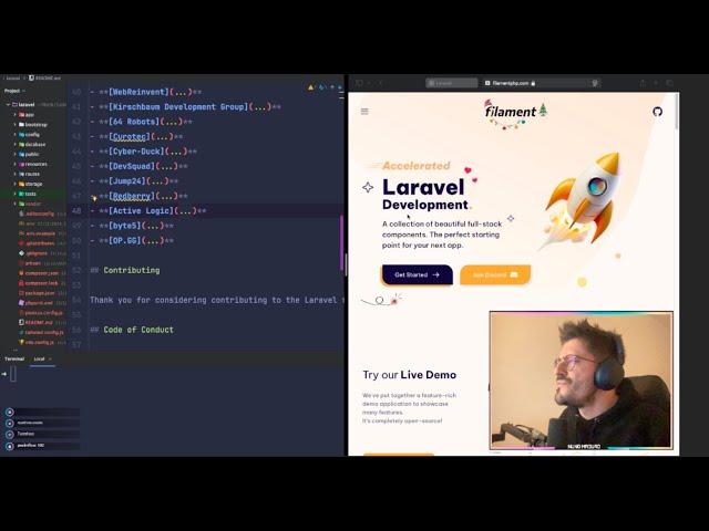 [LIVE #20] Creating a Laravel app using Filament PHP