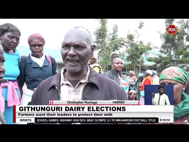 Githunguri Dairy Elections I  New officials elected under tense conditions