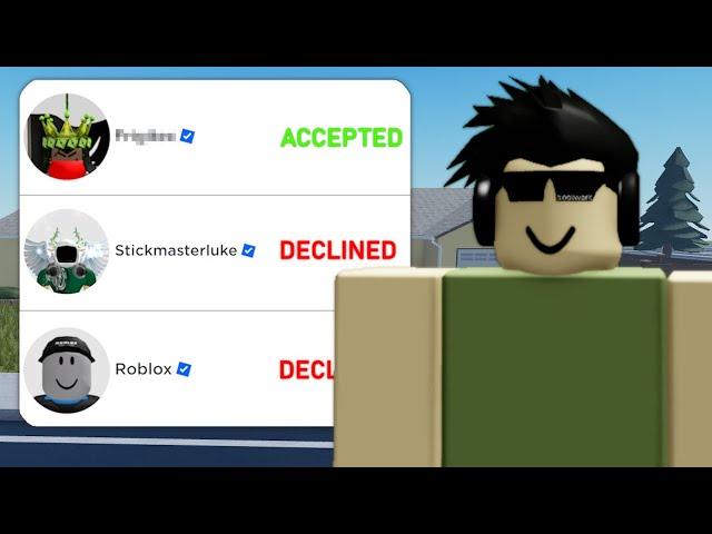 I Sent a Friend Request to 100 Roblox Admins