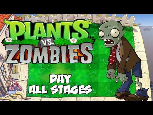 Plants Vs Zombies Walkthrough Chapter 1 - Day (All Levels, Android)