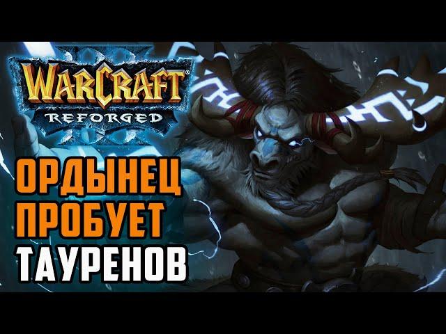 Ордынец пробует тауренов: Sayso (Orc) vs Jens (Ne) Warcraft 3 Reforged