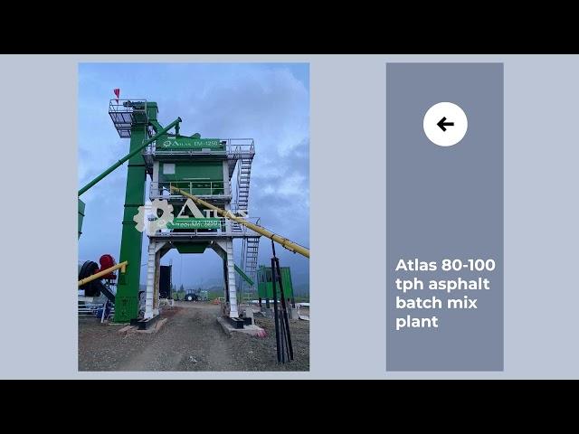 80-100 TPH Asphalt Mixing Plant Installation | Atlas Technologies Pvt. Ltd.