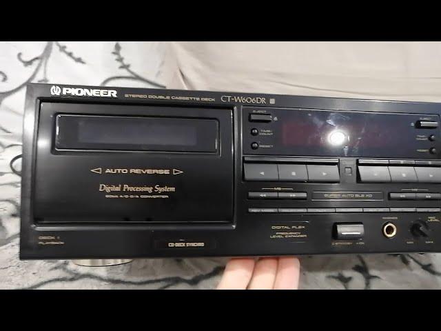 Pioneer CT-W606DR, распаковка посылки из Германии