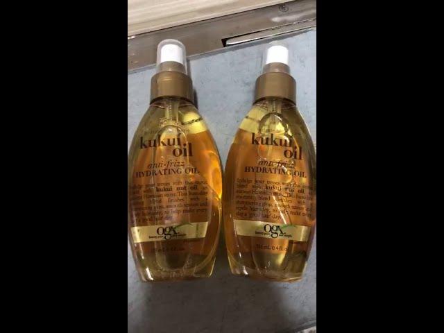 B00JELUSUI OGX Anti frizz Hydrating Kukui Oil, Hydrate Plus Defrizz, 4 Ounce Pack 2