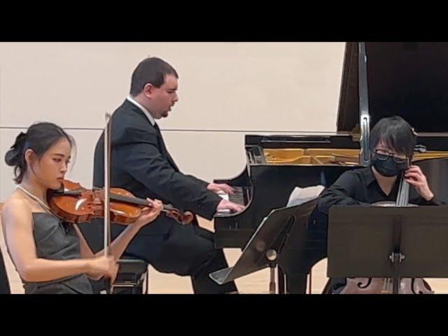 Blind and Partially Deaf Piano Prodigy Yerko Difonis, Two Minute Chamber Recital Excerpt