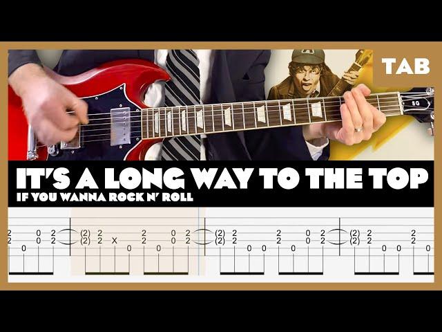 AC/DC - It's a Long Way to The Top - Guitar Tab | Lesson | Cover | Tutorial