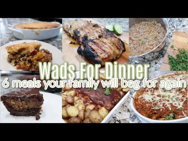 These Are SO GOOD! Serious. Wads For Dinner?! Cook With Me A Week of Dinner Ideas & Dessert!