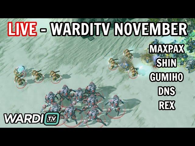 LIVE : WARDITV NOVEMBER MAXPAX / GUMIHO / SHIN / DNS / REX GROUP C [StarCraft 2]