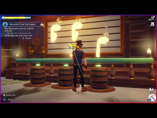 The Music's On The Walls Quest Guide in Disney Dreamlight Valley
