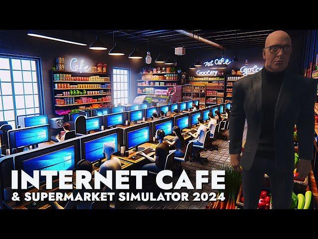 Internet Cafe & Supermarket Simulator 2024 СТРИМ #14