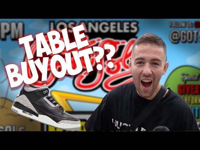 CASHING OUT A FULL TABLE AT GOT SOLE LA!!