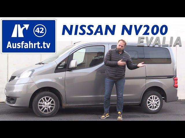 2016 Nissan NV200 Evalia 1.5 dci Tekna - Fahrbericht der Probefahrt  Test   Review