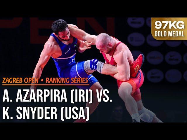 Kyle Frederick SNYDER (USA) vs. Amirali Hamid AZARPIRA (IRI)|Seniors Ranking Series 2024|Gold Medal