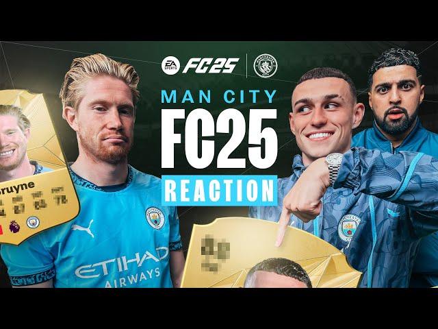 Man City REACT to FC 25 Ratings!  | De Bruyne, Foden, Grealish + More