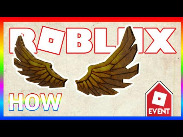 [EVENT] HOW TO GET THE " DIY GOLDEN BLOXY WINGS " | ROBLOX