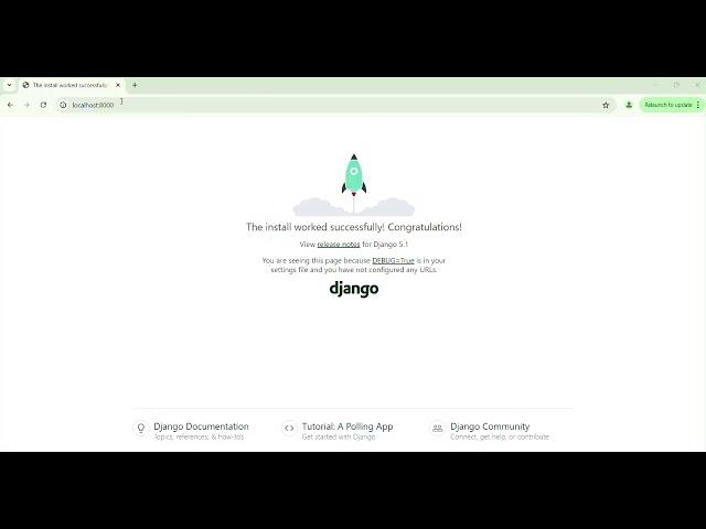 Django Tutorial - First Step