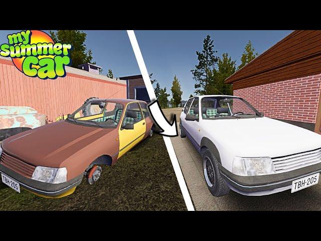 RESTORING AN ABANDONDED PANIER 250 | My Summer Car