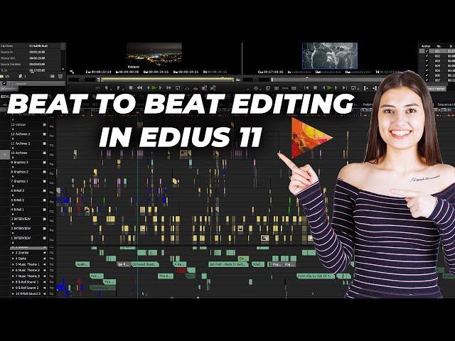 Beat-to-Beat Editing in EDIUS 11 | Tech Nestology