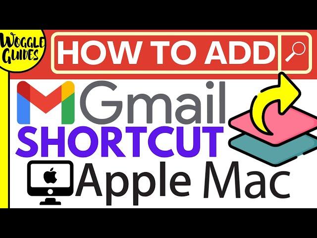 Add Gmail shortcut to Apple Mac desktop