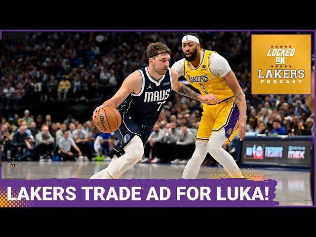 Lakers Trade Anthony Davis to Dallas for Luka Doncic