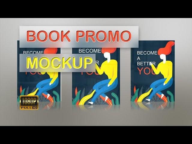 Book Promo Mockup Video | Emotion Graphics | 2023