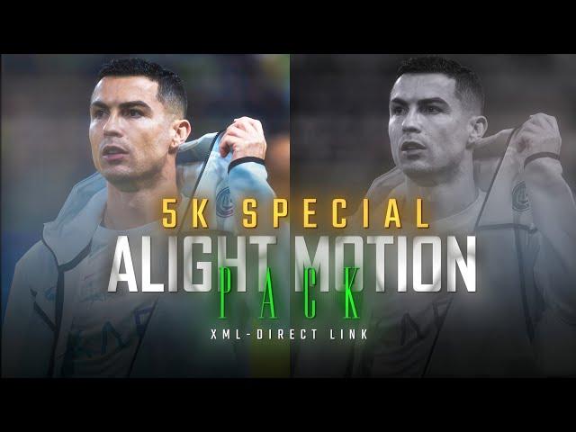 5K Special Alight Motion Pack  | 5K Special Giveaway | Alight Motion | Rajj Editz |