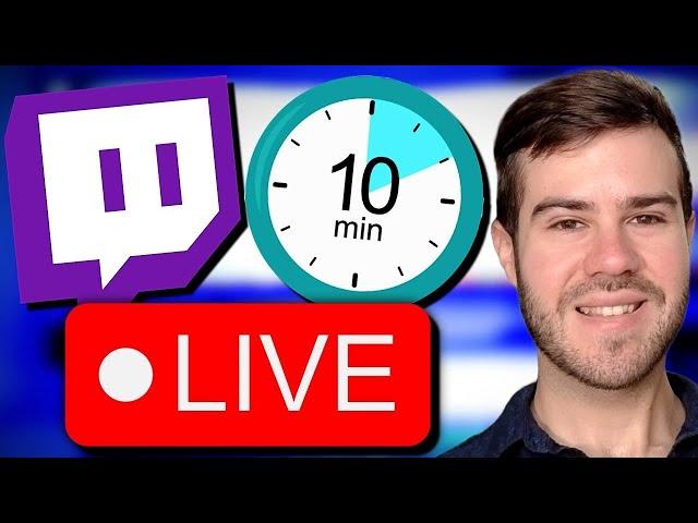 How to Stream on Twitch in UNDER 10 Minutes