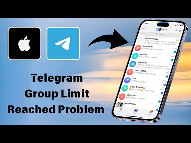 How to fix Telegram group limit reached problem on iPhone (2024)