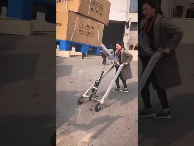 Foldable lifting, very convenient, easy to load and unload