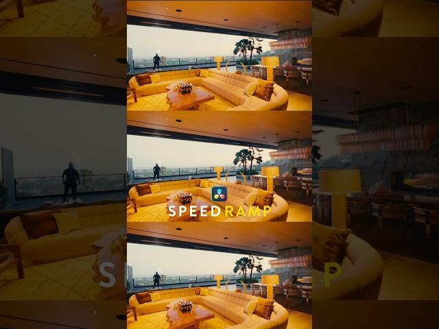Speed ramp + motion blur in DaVinci Resolve