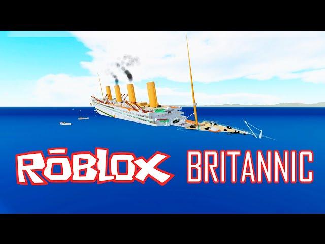 Тонущий Британник в ROBLOX