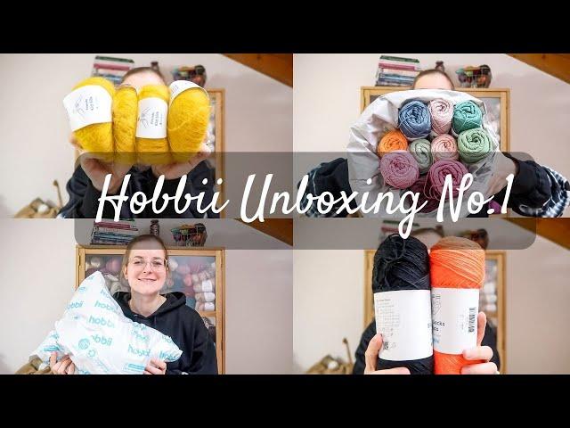 Hobbii Unboxing I Wolle testen von Hobbi, passende Projekte I Wooly Unboxing #13