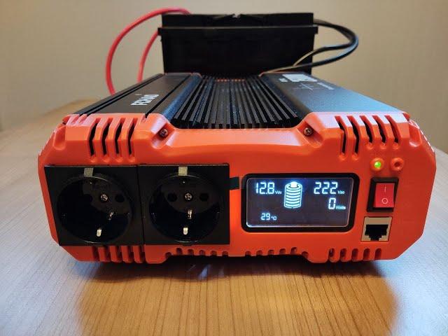 Найкращий інвертор  з чистим синусом  FCHAO 2500w !!! Розпаковка, огляд і тести з  електроприладами.