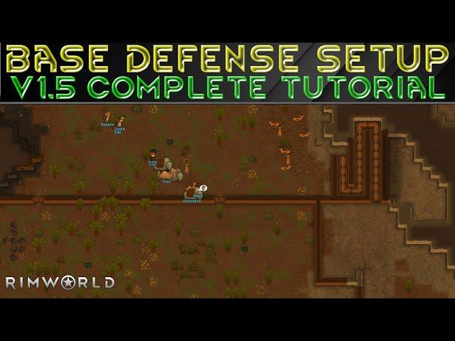 BASE DEFENSE SETUP - Rimworld 1.5 COMPLETE TUTORIAL Guide (6)