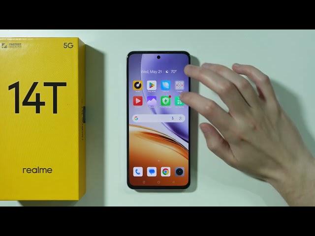Realme 14T: How to Turn ON/OFF Split View Gesture (Split Screen)
