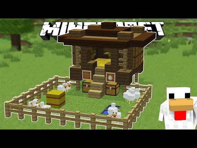 How to Build CHICKEN HOUSE in Minecraft ?