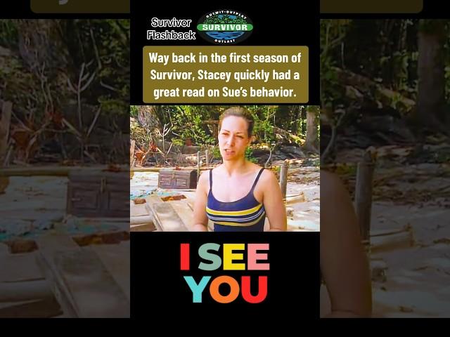 Survivor Flashback: Stacey in Season 1 Reads Sue Perfectly, Even with No History to Use As a Guide