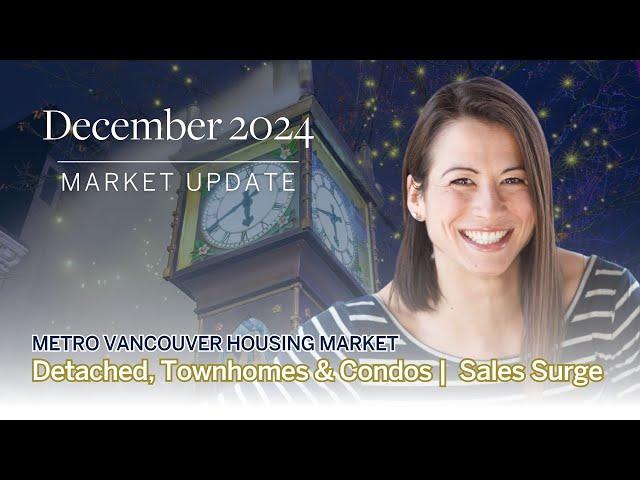 Metro Vancouver Real Estate Market Update | Detached & Townhome Sales Surge in November 2024!