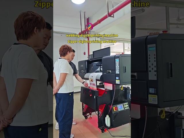 Webbing digital printing machine #lanyard #zipping #webbing WhatsApp +86 15088155808