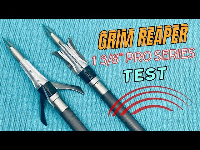 GRIM REAPER 1 3/8" Pro Series 100 gr Broadhead Test