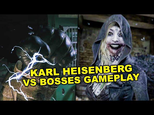 Resident Evil Village - KARL HEISENBERG VS Bosses Gameplay