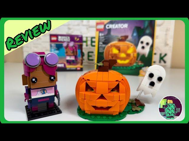 October LEGO GWPs: Halloween Pumpkin / Brite Bomber