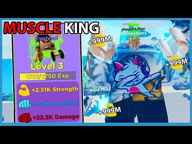 I Went to a NINJA LEGENDS GYM And Became MUSCLE KING! | Roblox Muscle Legends