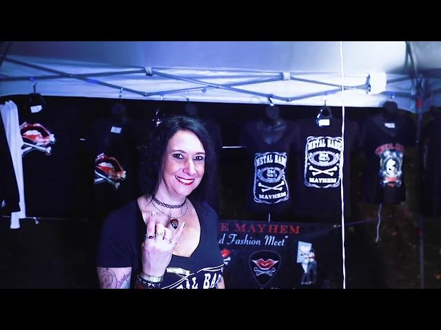 Metal Babe Mayhem Vendor Booth with Alison "MetalBabe" Cohen