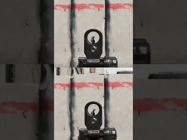 FR .556 Max recoil vs Min recoil #shorts #codm #gaming