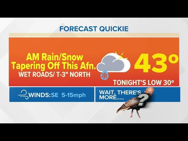 Joe's Thanksgiving forecast, November 28