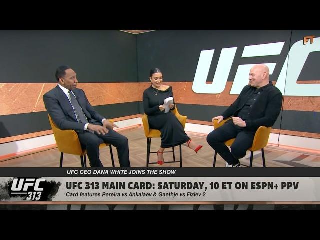 Dana White: Jon Jones WOULD BE WILLING TO FIGHT Alex Pereira  UFC 313 PREVIEW | First Take