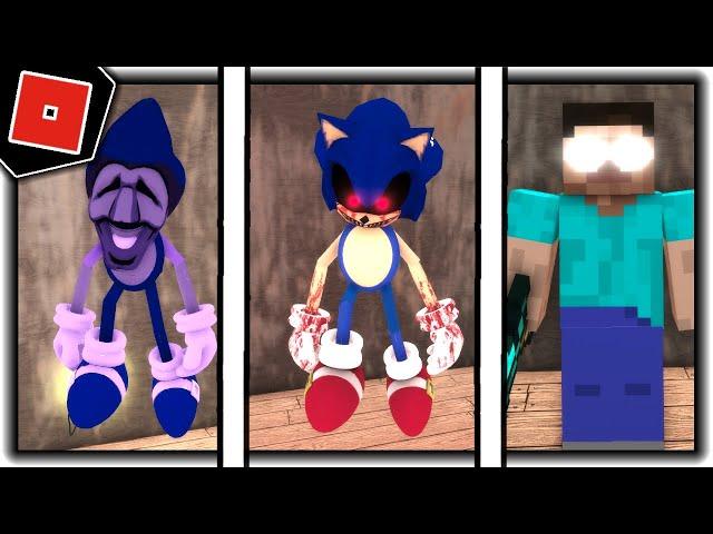 How to get "HORRIFYING VIDEO GAMES" BADGE + SONIC EXE MORPH/SKIN in CREEPYPASTA LIFE RP! - Roblox