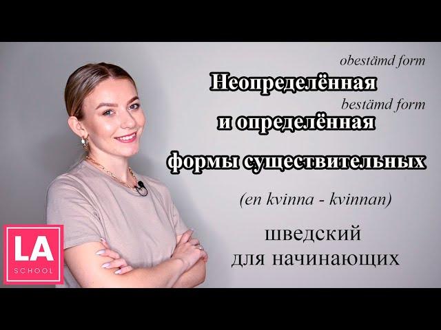 Урок 17. Определённая и неопределённая формы существительных. Шведский для начинающих.