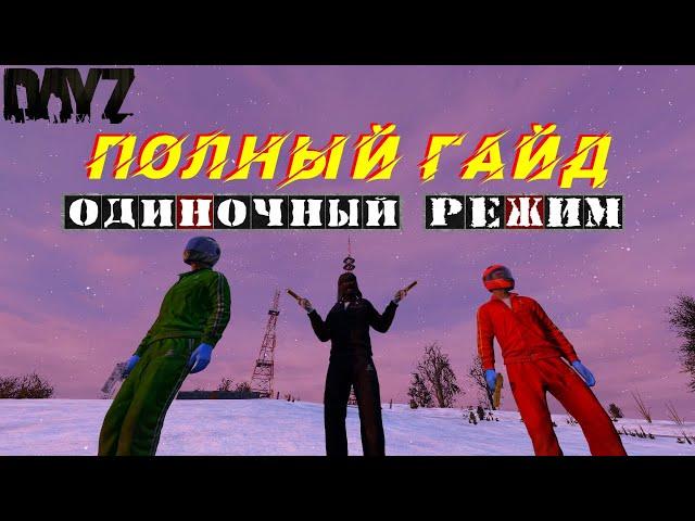 ПОЛНЫЙ ГАЙД по ОДИНОЧНОМУ РЕЖИМУ в DayZ | ПАТЧ 1.12 | 1.11 |